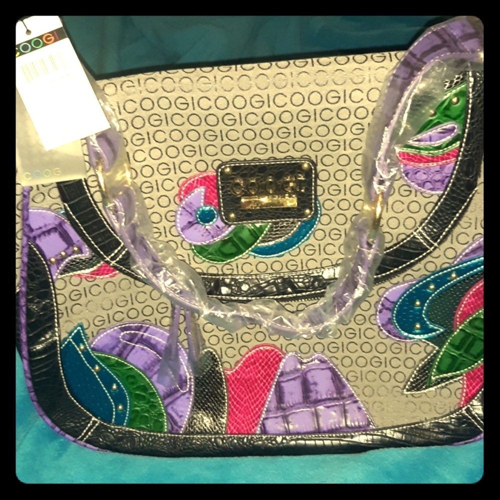 Charcoal COOGI purse